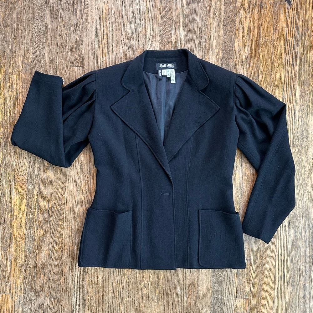 Vintage Jean Muir Wool Blazer size 8